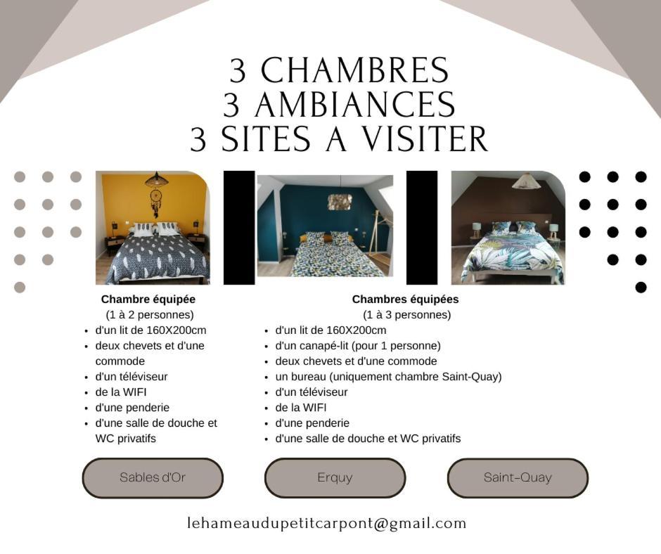 Le Hameau Du Petit Carpont - Chambres D'Hotes -Baie De Saint-Brieuc-Entre-Paimpol Et Erquy - Petit Dejeuner Breton Ploufragan Экстерьер фото